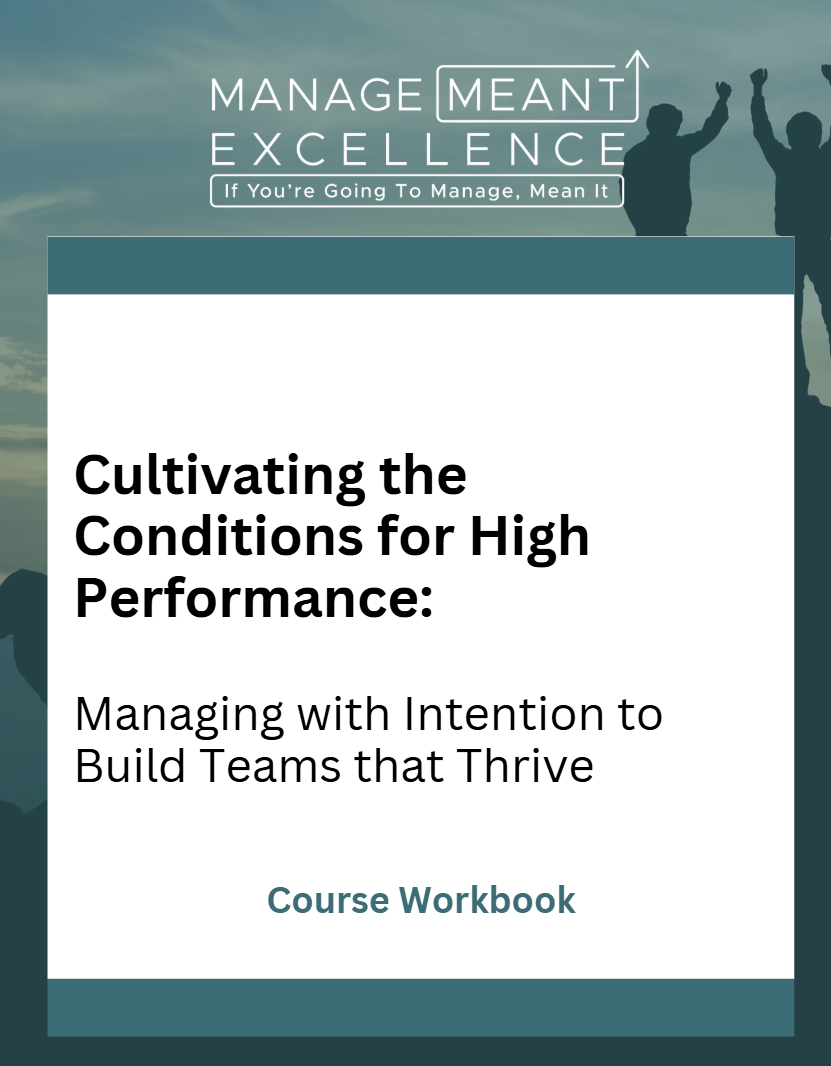 Course workbook preview: Having a C.L.E.A.R. Conversation worksheet